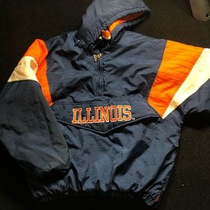 Vintage Illinois starter jacket